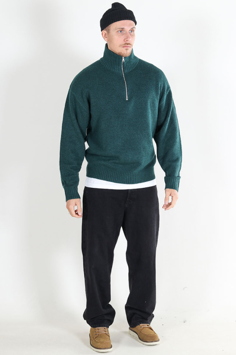 Jack & Jones Ollie Knit Half Zip Sea Moss