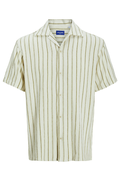 Jack & Jones Coba Stripe Resort Hemd SS Cedar