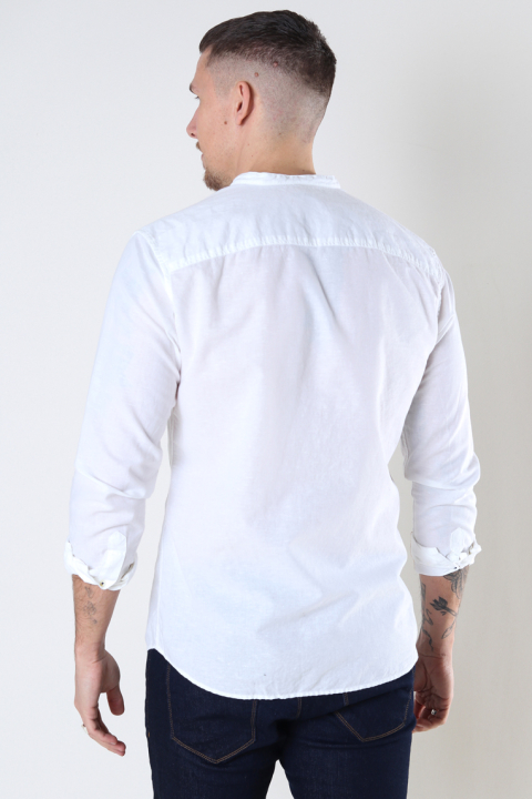 Jack & Jones Summer Band Hemd LS White