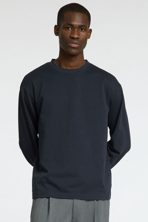 Selected Loose Oscar LS Tee Sky Captain