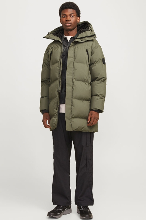 Jack & Jones Alpha Long Puffer Dusty Olive