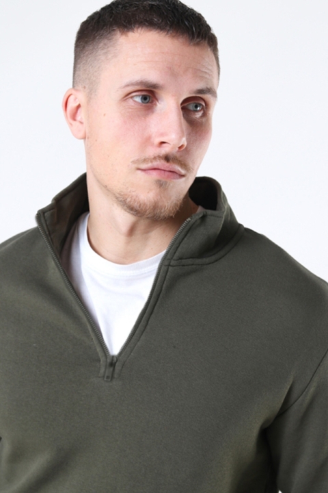 ONLY & SONS Ceres Half Zip Sweat Rosin