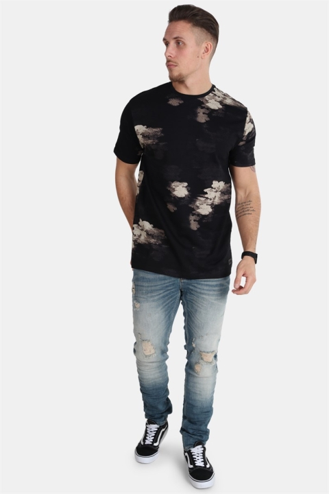 Just Junkies Ganger Print T-Hemd Black