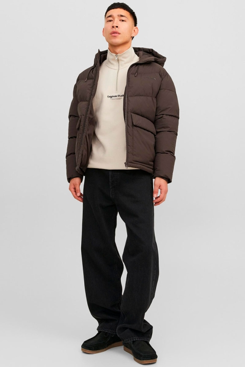 Jack & Jones Vesterbro Puffer Jacket Chocolate Brown