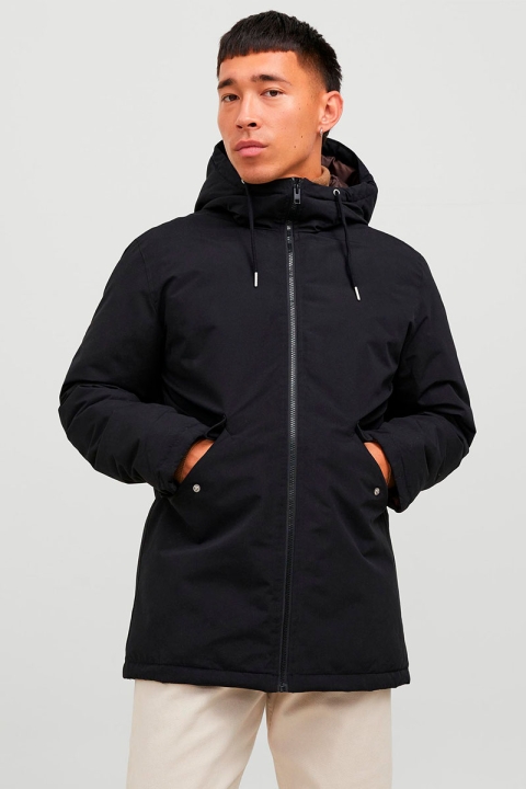 Jack & Jones Loop Parka Jacket Black