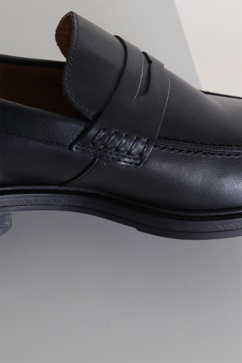 Selected Blake Leather Penny Loafer Black