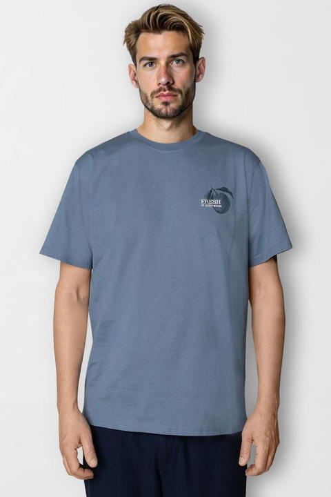 Clean Cut Copenhagen Fresh T-Hemd SS Dusty Blue