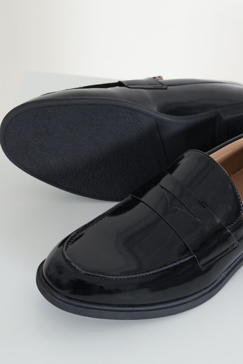 Basic Brand Black Polido Loafer Black