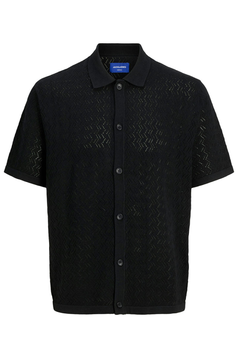 Jack & Jones Tyler Knit SS Polo Black