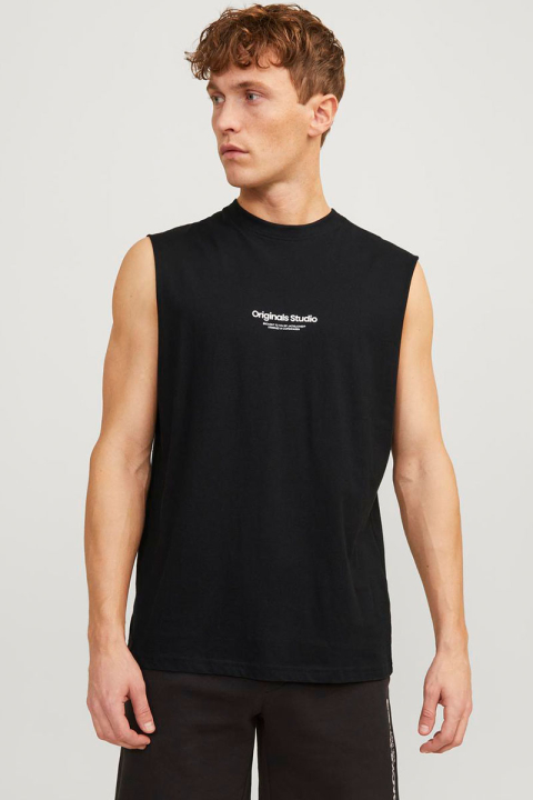 Jack & Jones Vesterbro Sleeveless Tee Black