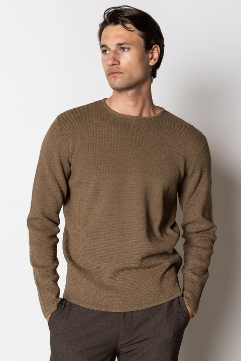 Clean Cut Copenhagen Oscar knit Brown Melangè