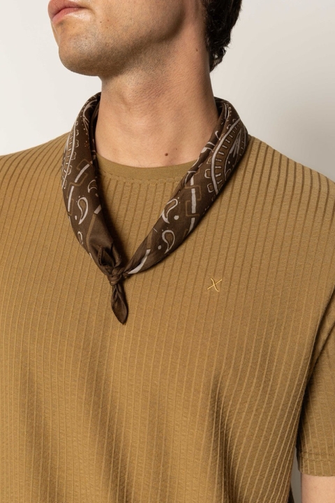 Clean Cut Copenhagen Merz bandana Brown