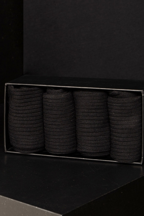 Clean Cut Copenhagen Gerry Box Socks Black