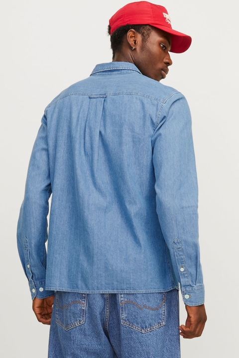 Jack & Jones Travis Hemd LS Light Blue Denim