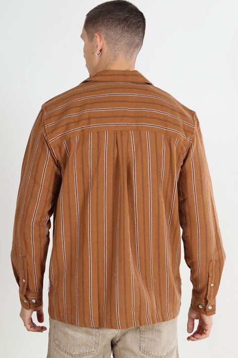 ONLY & SONS Trev Relaxed LS Hemd Bistre