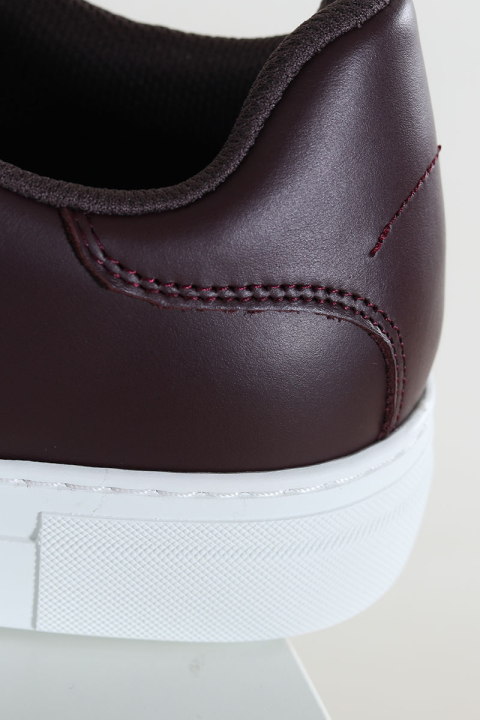 Selected David Chunky Leather Sneaker Chocolate Brown