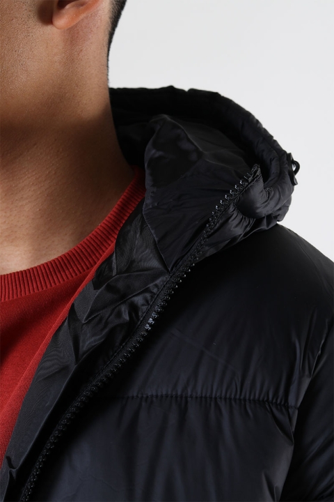 Jack & Jones Toby Long Puffer Black