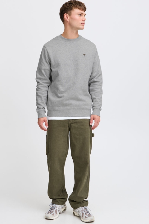 Solid Nooam Sweat Light Grey Melange