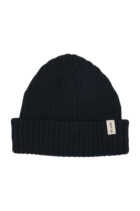 ONLY & SONS Ryan Rib Fisherman Beanie Black