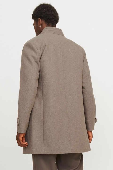 Jack & Jones Melton Wool Coat Greige