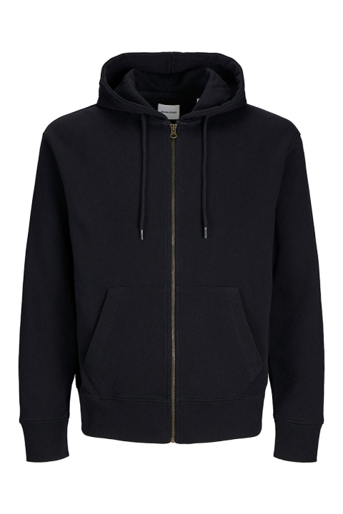 Jack & Jones Charge Zip Sweat Loose Fit Black