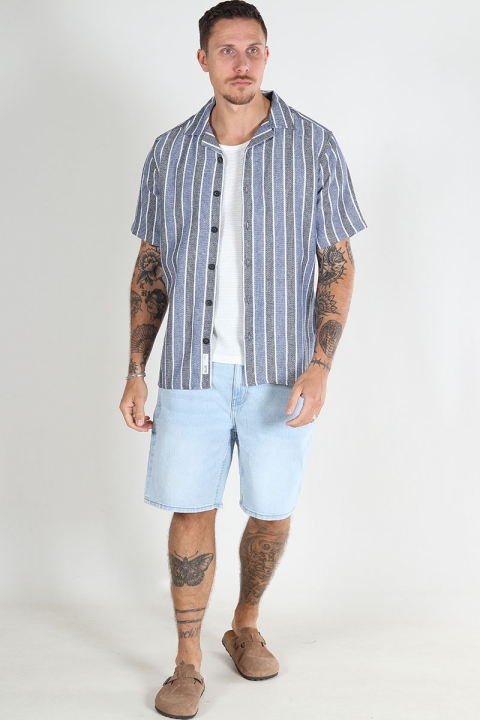 ONLY & SONS Weft Denim Shorts Light Blue Denim