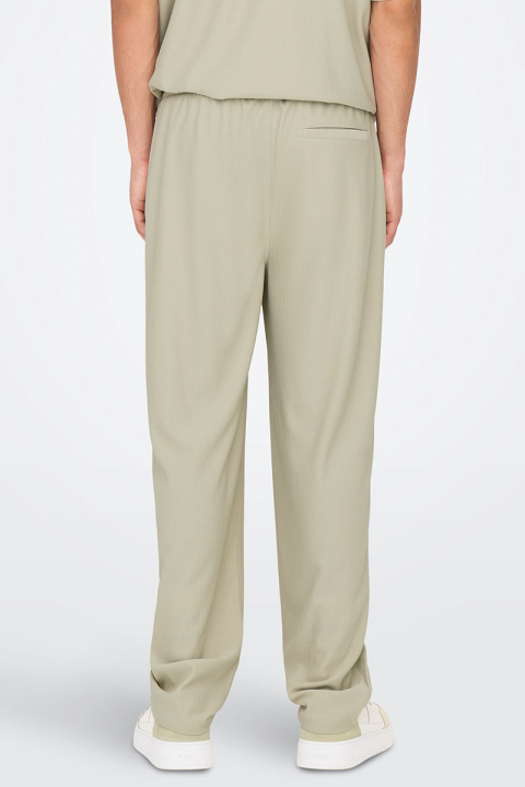 ONLY & SONS Sinus Loose Plizze Pants Moonstruck