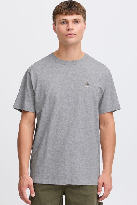 Solid Nojdar Tee Light Grey Melange