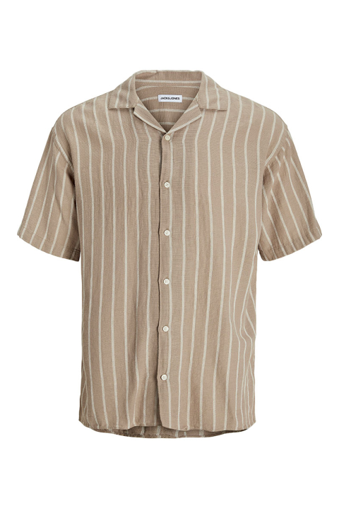 Jack & Jones Enzo Stripe Resort Hemd SS Crockery