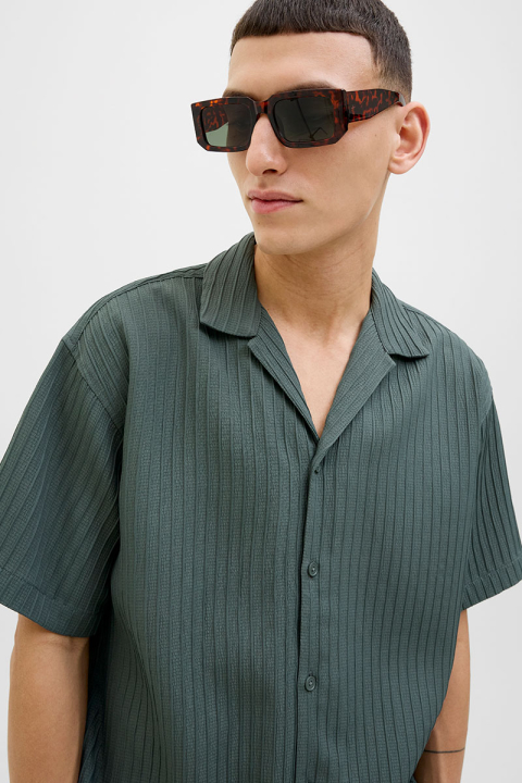 Jack & Jones Massimo Resort Hemd SS Agave Green