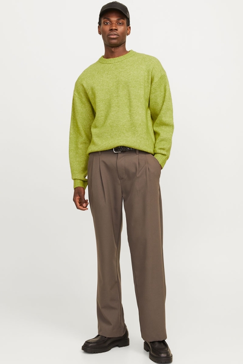 Jack & Jones Ollie Knit Crew Neck Lima Bean Green