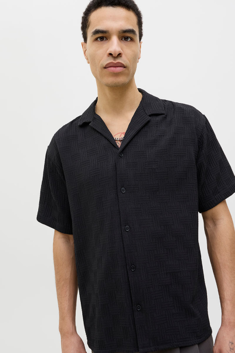 Jack & Jones Matteo Resort Hemd SS Black