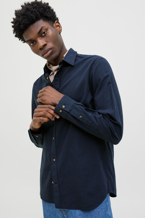 Jack & Jones Summer Hemd LS Navy Blazer