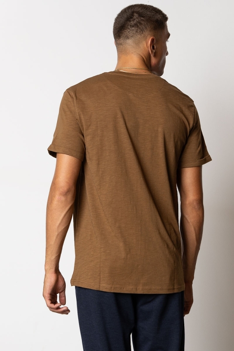 Clean Cut Copenhagen Kolding Organic Tee S/S Brown