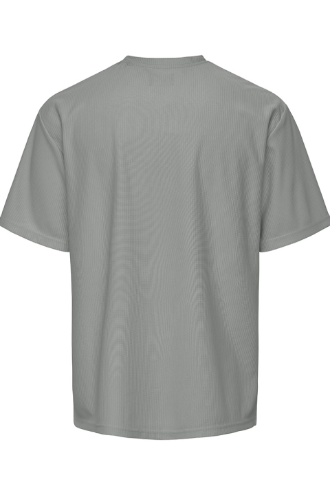 ONLY & SONS Fred Relaxed Plizze Tee Limestone