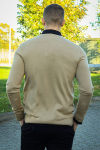 Selected Tray LS Merino Knit Crew Neck Kelp