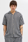 Jack & Jones Coba Stripe Resort Hemd SS Ocean Cavern