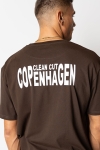 Clean Cut Copenhagen Clean organic T-Hemd Dark Brown