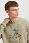 Solid Mulder Sweatshirt Laurel Oak