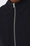 ONLY & SONS Phil Structure Cardigan Zip Knit Dark Navy