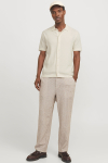 Jack & Jones Emil Knit Structure Hemd SS Cloud Dancer