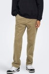 ONLY & SONS Edge Straight Fit Corduroy Pants Chinchilla