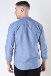 Jack & Jones Summer Band Hemd LS Faded Denim