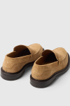 Selected Carter Suede Low Penny Loafer Warm Sand