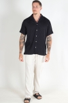 Jack & Jones Mina Jacquard Resort Hemd SS Black