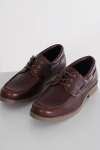 Jack & Jones Dartmoor PU Boat Shoe Brandy Brown