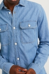 Jack & Jones Travis Hemd LS Light Blue Denim