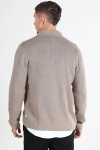 Jack & Jones Milano Stitch Knit Cardigan Greige