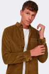 ONLY & SONS New Terry Corduroy LS Hemd Monks Robe