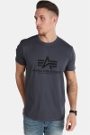 Alpha Industries Basic T-Hemd Grey Black Black